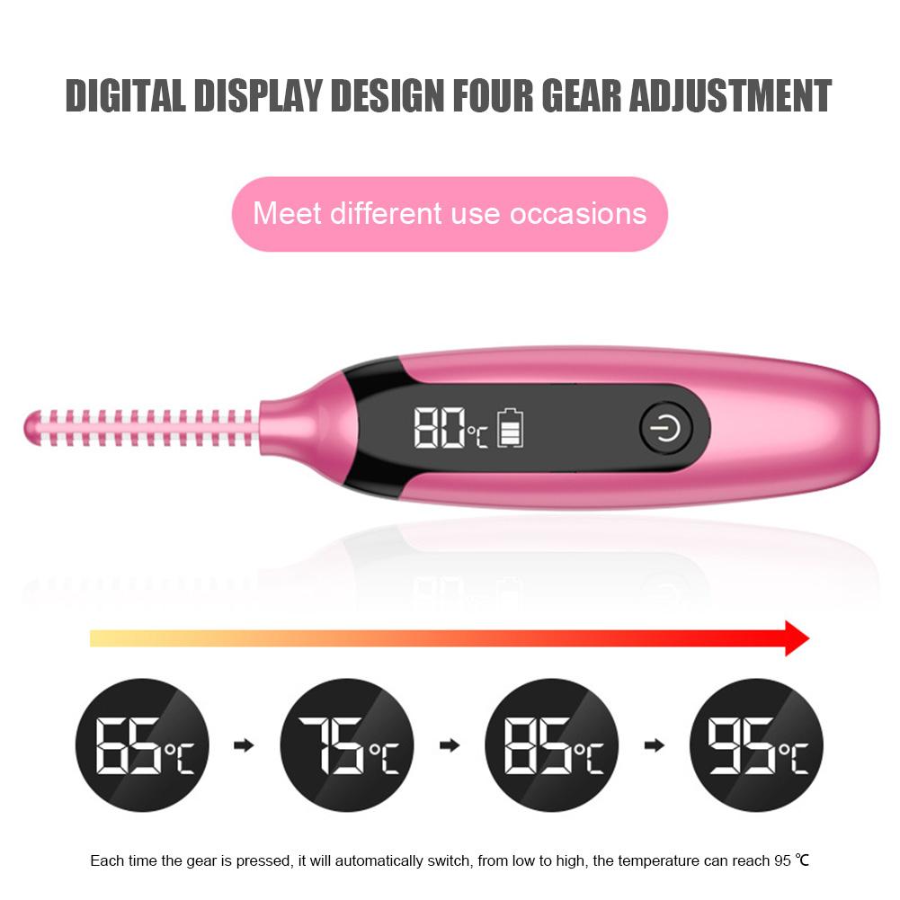 Электрические щипцы для завивки ресниц с подогревом, 48 часов, долговечные щипцы для завивки ресниц с подогревом для макияжа, электрические щипцы для завивки ресниц с подогревом