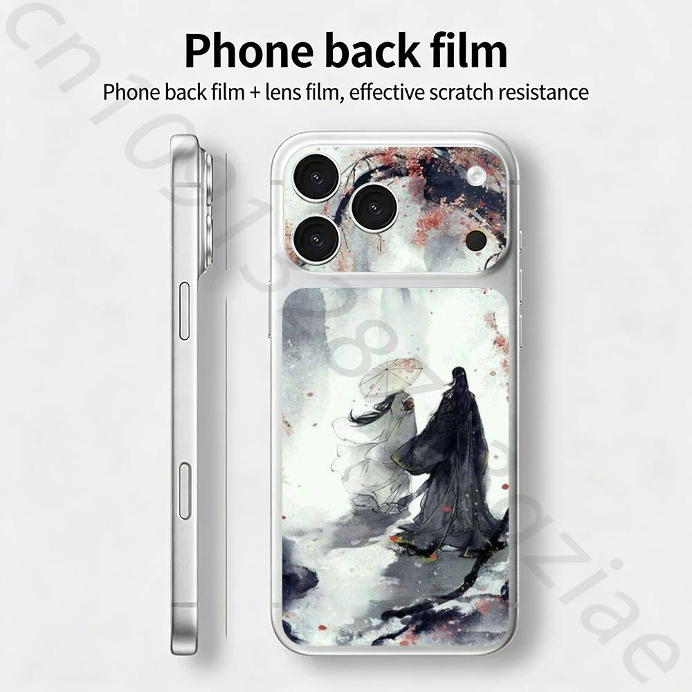 Благословение Небесных Чиновников Подарок Наклейка-скин ТИКЕТ для iPhone 17 Pro/Pro max Защитная пленка для задней панели, рамки, камеры