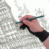 Перчатка для рисования Foul Дышащая для графического планшета Рисование карандашом Перчатка для графического планшета для рисования