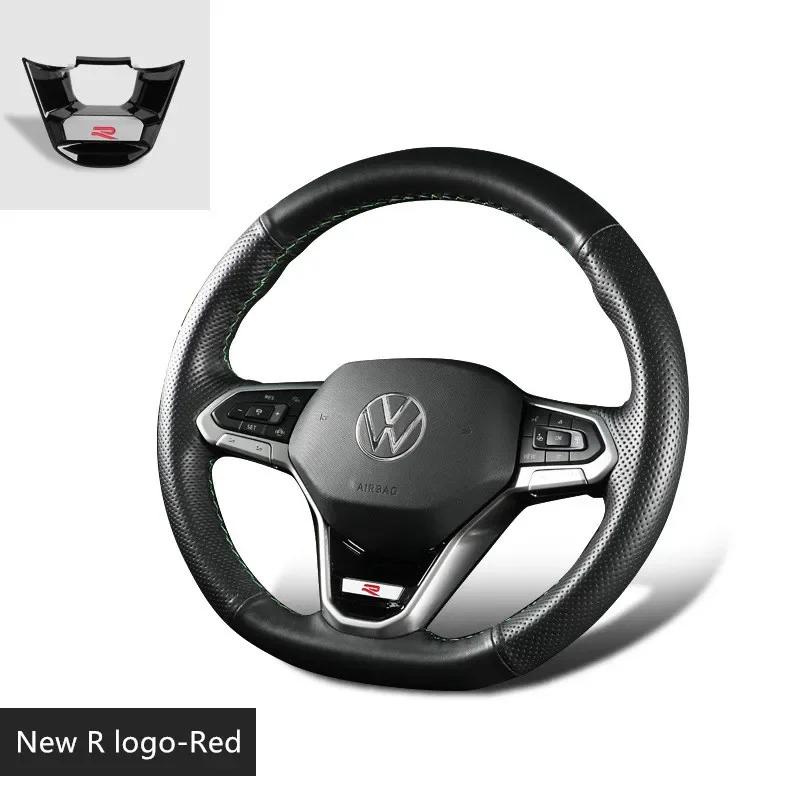 2025 Hot Car Steering Wheel Emblem Sticker Decals for Volkswagen VW Golf 8 MK8 Magotan CC Tayron X Touareg Accessories