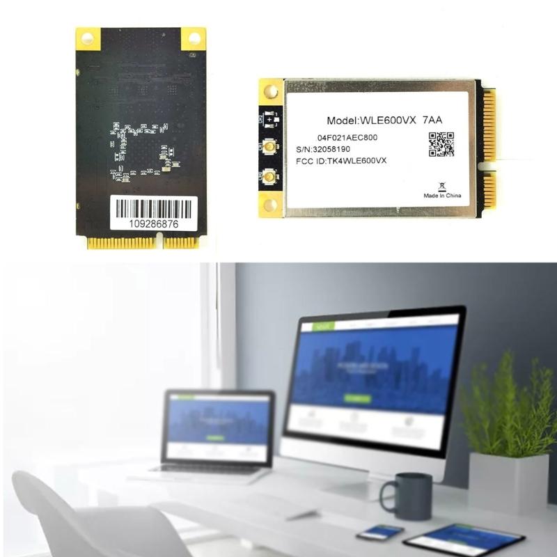 WLE600VX 7AA 802.11ac PCIexpress WIFI сетевой адаптер 2,4 ГГц+5 ГГц QCA9882 беспроводная карта