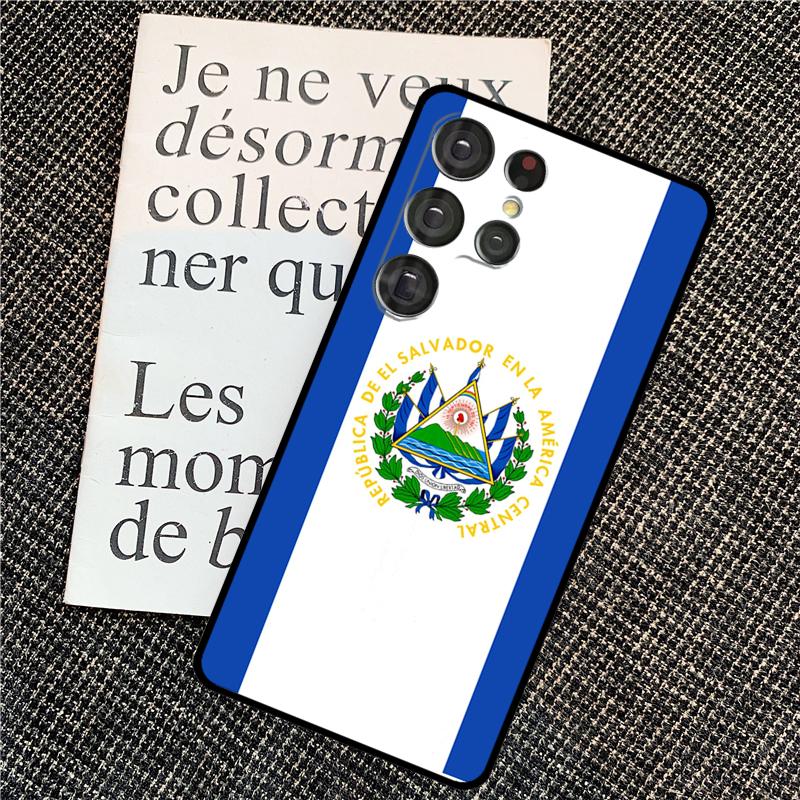 El Salvador Flag Case For Samsung Galaxy S26 S25 S24 Ultra S20 S21 S22 S23 Ultra S10 Plus S25 FE Back Cover