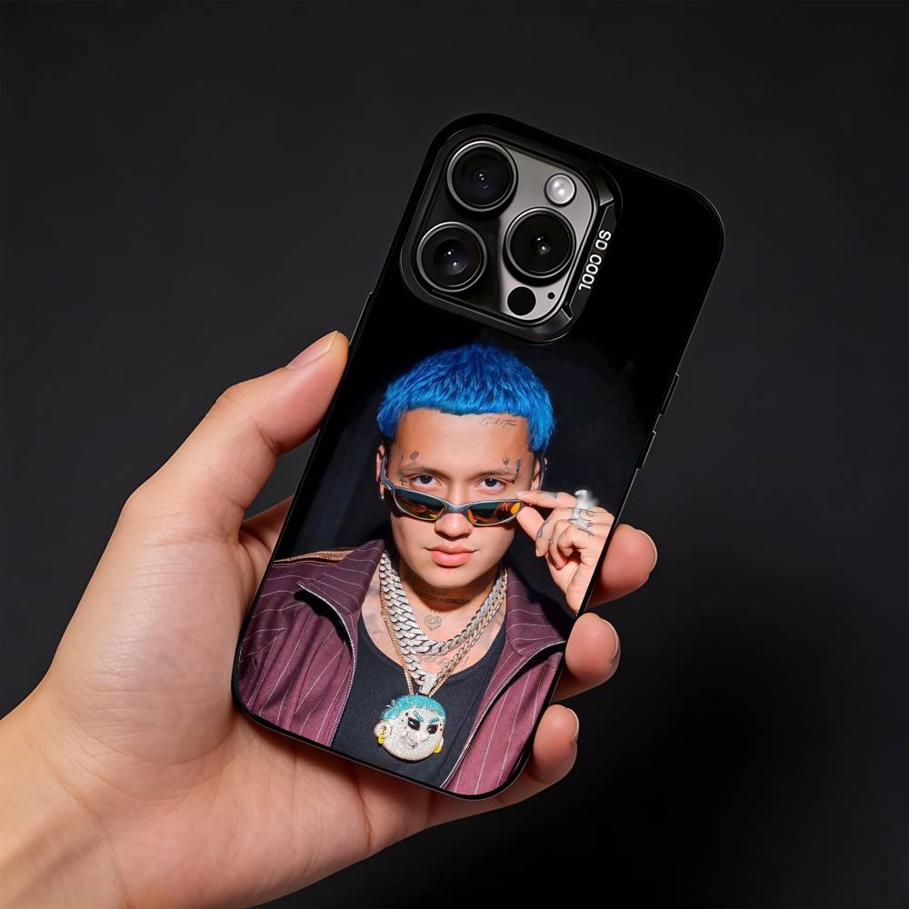 B-Blessd Rapper Phone Case For iPhone17, 16,15,14,13,12 Pro Max Black Candy Matte Shockproof Cover
