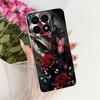 For Honor X8a 4G Case Transparent Cute Cat Fashion Butterfly Funny Painted Casing CRT-LX1 CRT-LX2 CRT-LX3