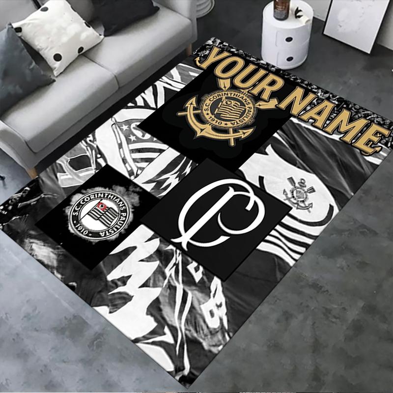 Custom Name Corinthians Carpet Rug for Living Room Bedroom Home Sofa Decoration,Kids play Non-slip Floor Mat