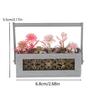 Exquisite Miniature Flower Basket with Artificial Flowers, Perfect Mini Garden Decoration & Micro Landscape Photography Prop