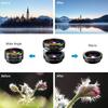 Phone Camera Lens Kit, 11 in 1 Cellphone Lens Kit for iPhone and Android, 0.63X Wide Angle+15X Macro+