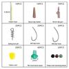 277Pcs/Set European-style Carp Fishing Accessories Kit Fishing Hook Block Bean Ring Fishing Gear Set