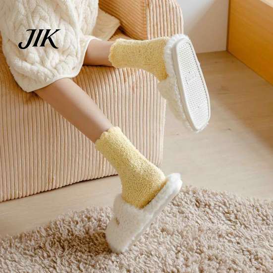 Thermal Coral Fleece Socks Thickened Plush for Women, Sleep Socks, Warm Comfortable Bed Sleeping Soft House Floor Winter Autumn Cold Weather Gift Her