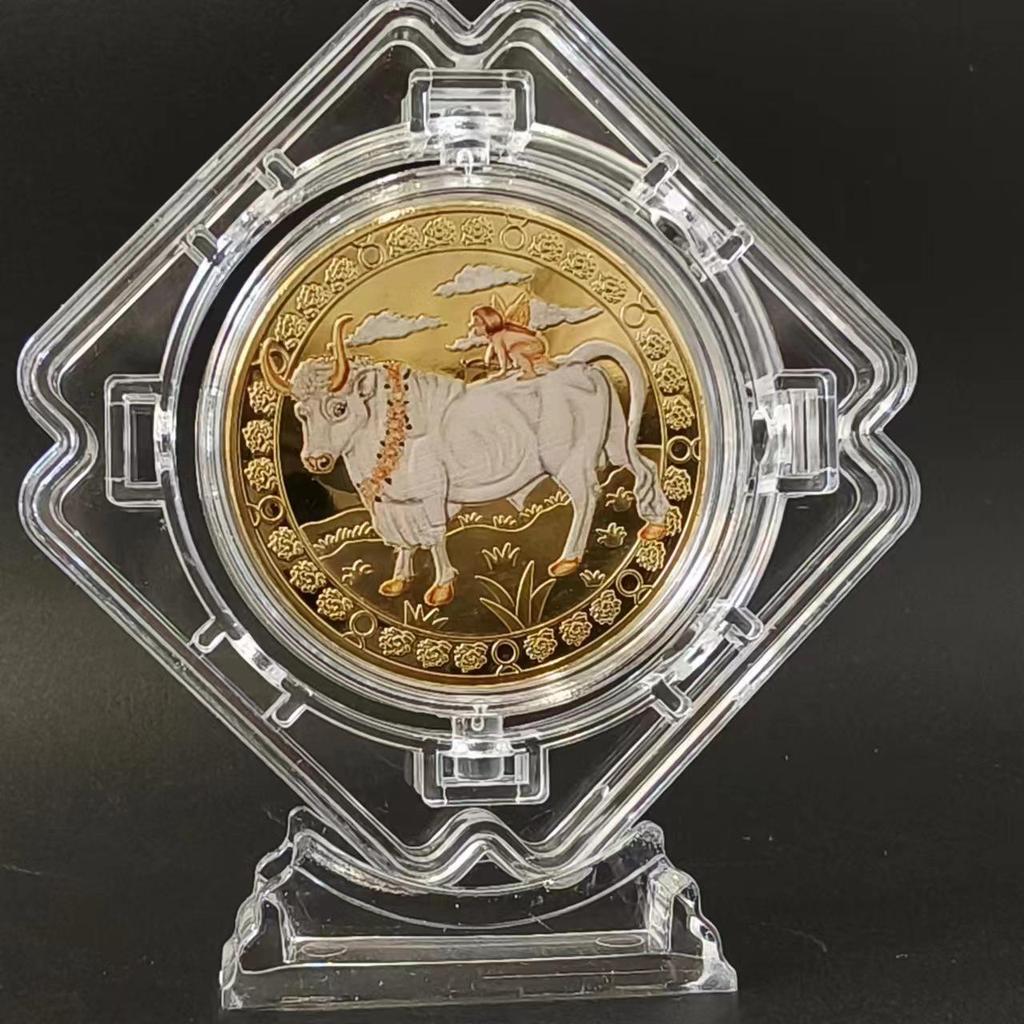 Позолоченный набор медальонов со знаками зодиака Скорпион, Близнецы и Весы