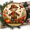 Сбор Колосьев Риса Кот 2D Металлическое Настенное Искусство Коттедж Дом Сад Праздничный Декор Декорация Комнаты