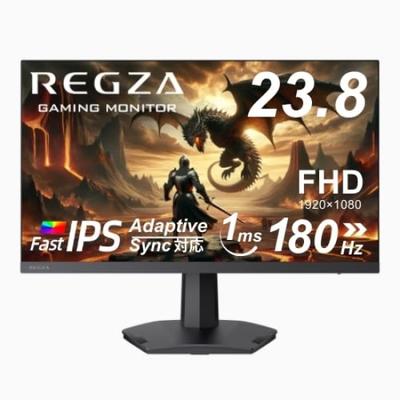Игровой монитор REGZA дюймов FHD 180 Гц HDR10 Fast IPS Panel Adaptive Sync HDMI-совместимый 23,8 1 мс(ГТГ) RM-G245N