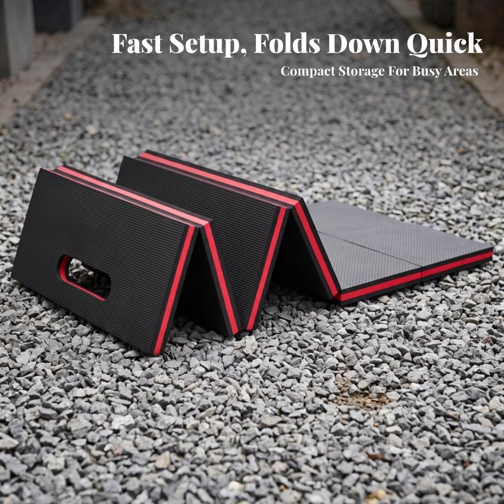 Foldable EVA Mat Portable Folding with Handle Textured for Gardening