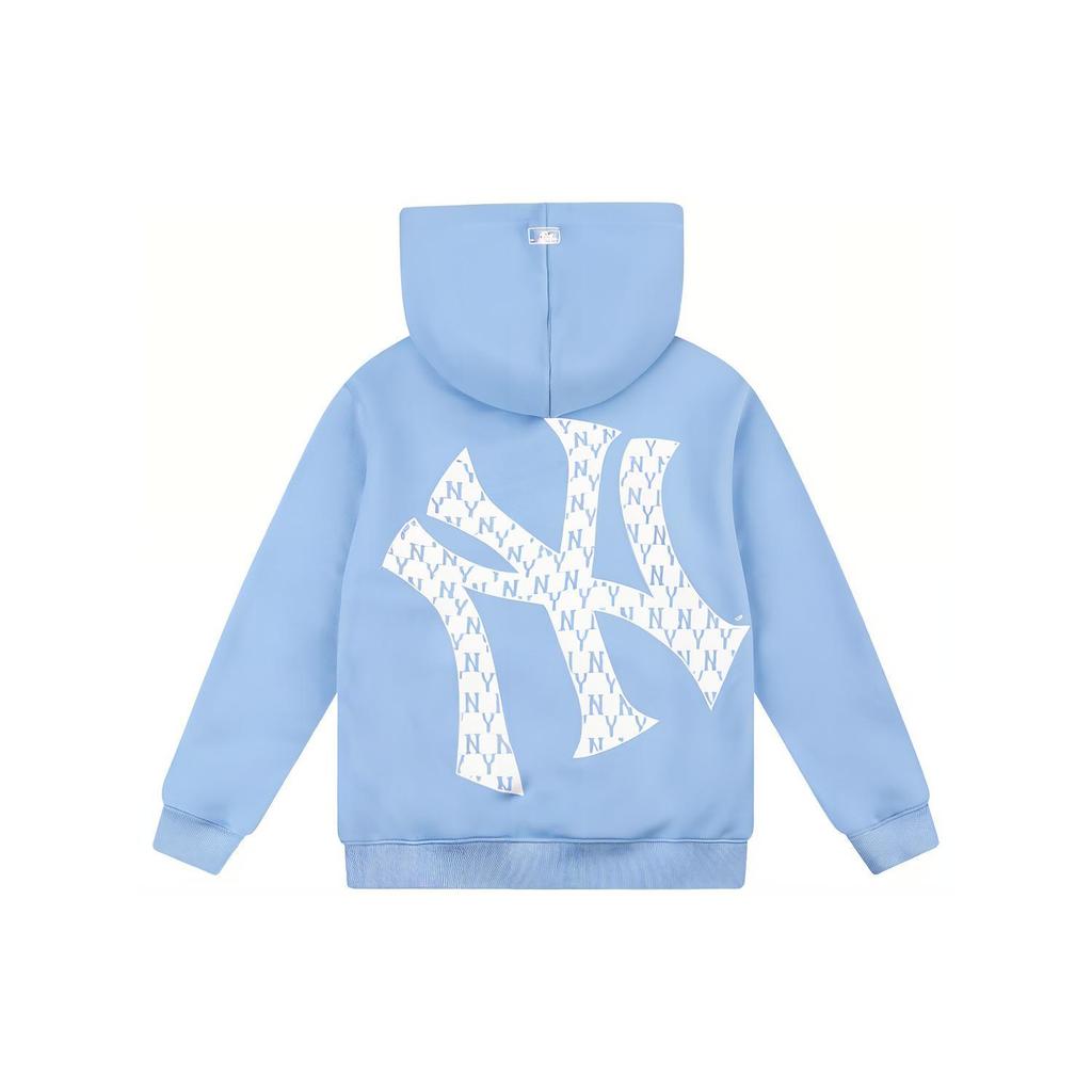 New MLB Old Flower Sweatshirts Unisex Blue 31HDM2111-50S