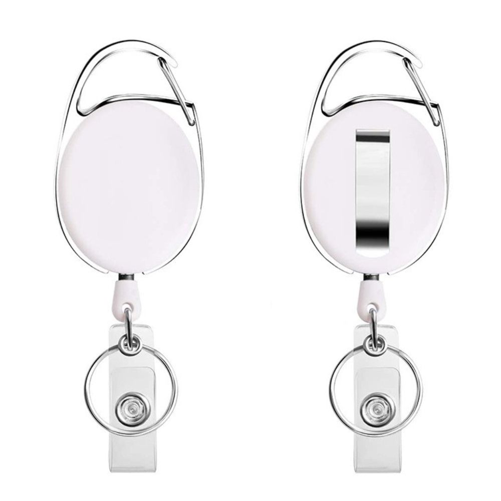 Телескопическая бирка для имени, держатель для карты, выдвижная катушка, карабин, пряжка, брелок