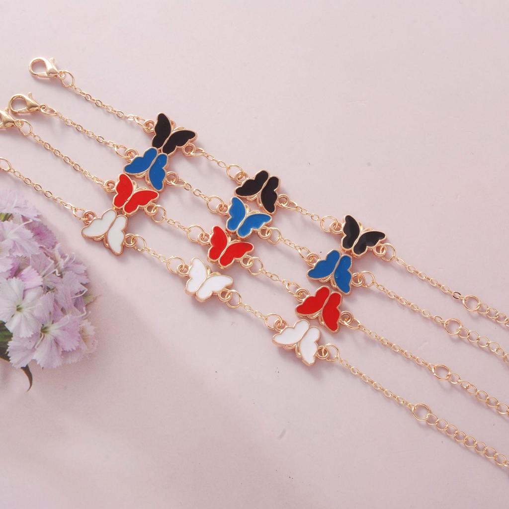 Женский браслет-бабочка из титановой стали