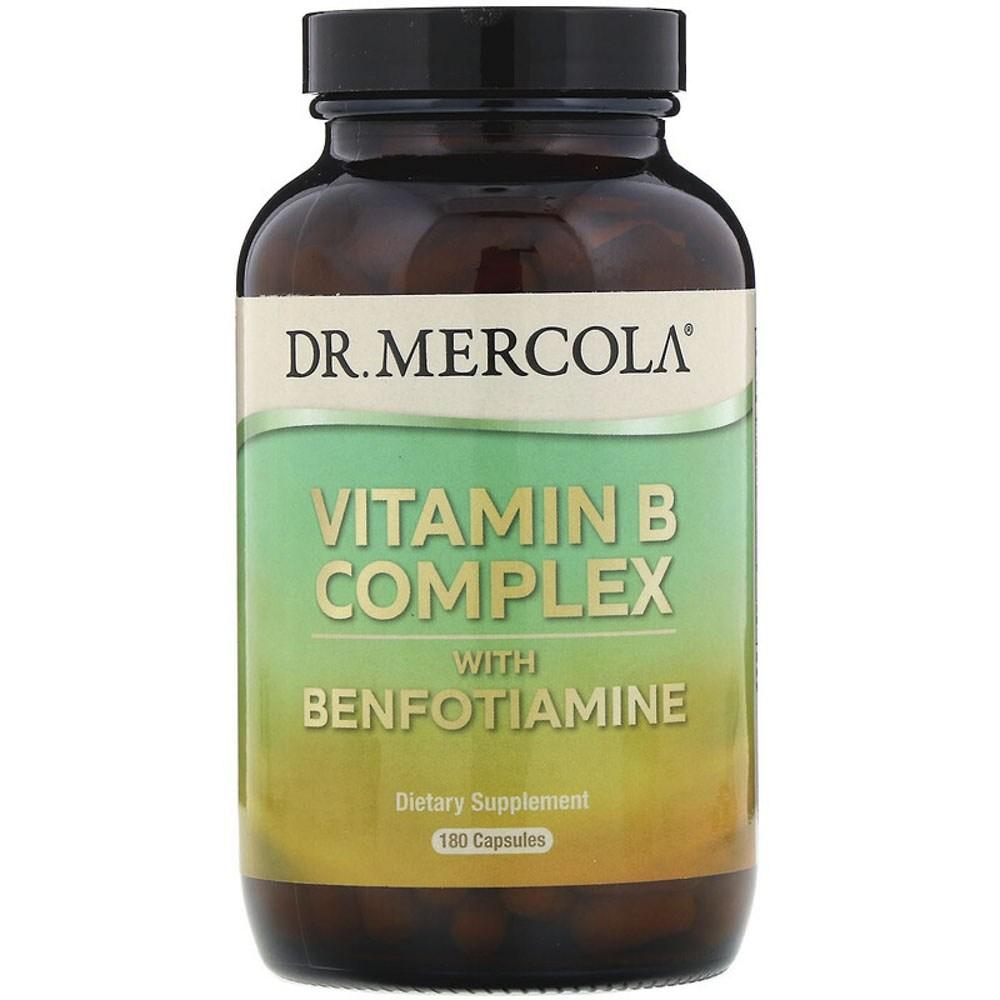 Dr. Mercola Vitamin B Complex Benfotiamine Capsules 180 pcs 1 pcs