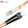 Low Smoke Halogen-Free LC-LC 2.0 Dual-Core Multimode Fiber Optic Patch Cord Pigtail for Telecom