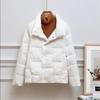 Осень-зима Женское Свободное Легкое Тонкое Пуховое Хлопковое Пальто Женское Повседневное Теплая Верхняя Одежда