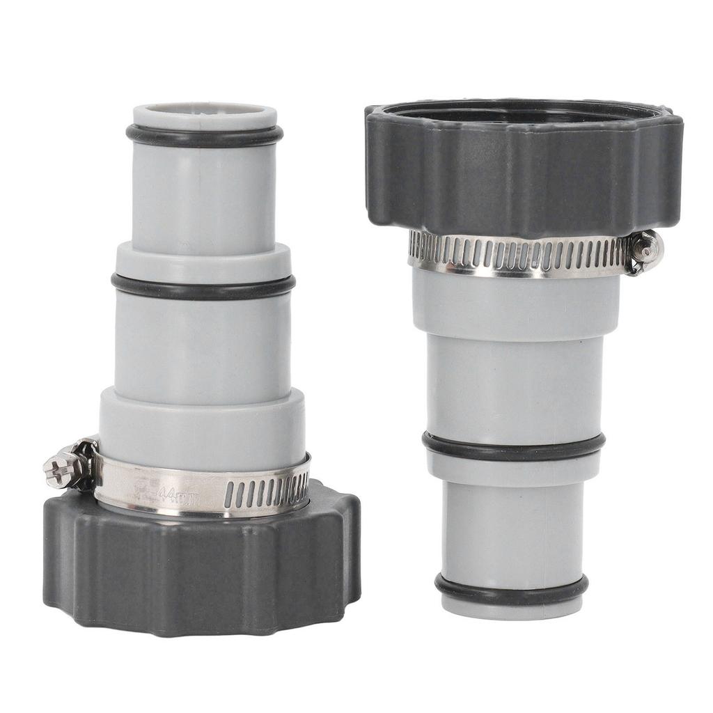 Резьбовой адаптер для шланга бассейна с хомутом Комплект соединителей для шланга насоса бассейна с хомутом и шайбой для 1,5 1,25