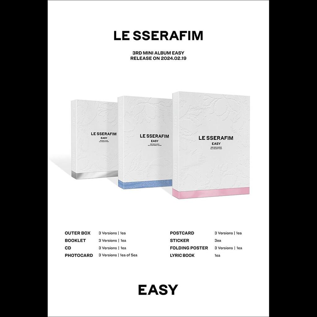 LE SSERAFIM [EASY] 3rd Mini Album