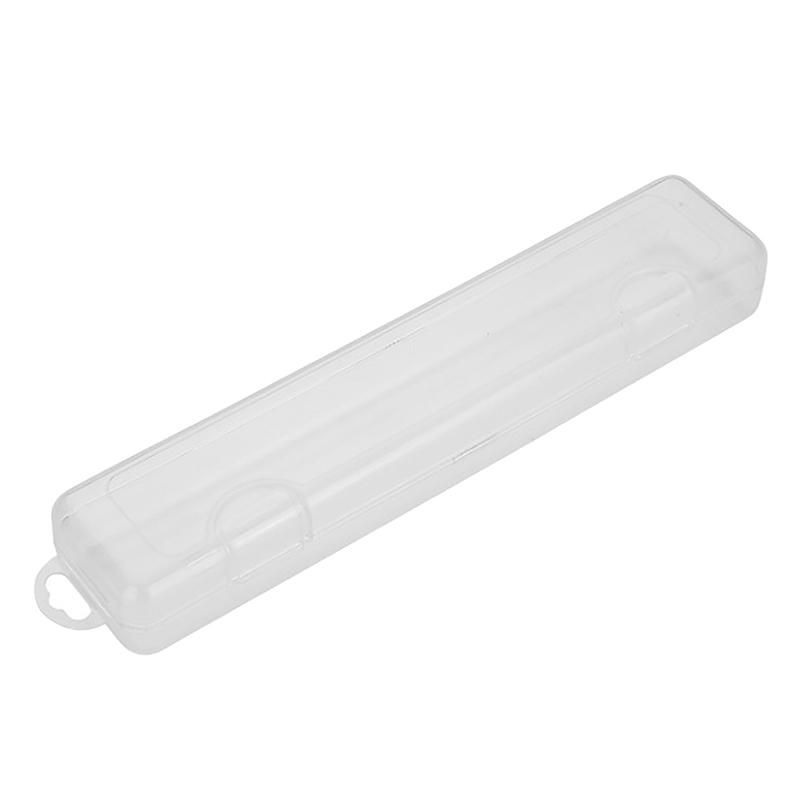 Портативный органайзер для кистей для макияжа, карандаш для бровей, посуда, палочки для еды, прозрачный ящик для хранения с крышкой, кухонные аксессуары