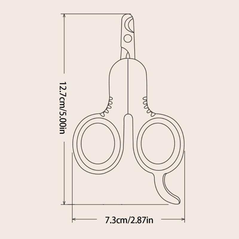 Триммер для ногтей питомцев из нержавеющей стали для маленьких и больших собак, кошек, удобная нескользящая ручка, наборы для груминга