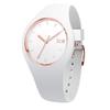 Authorized Distributor Ice Watch Watch 024522 White Rose Gold Small Plus 37mm 3 Hands [Ice-watch] Women's [ICE Glam]
