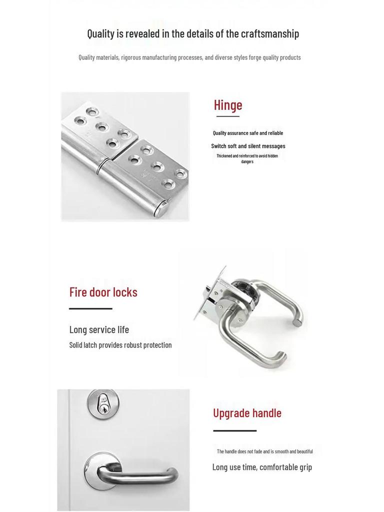 Class A Double Leaf Steel Fire Doors for Electrical Rooms and Pipe Shafts: Installation and Measurements