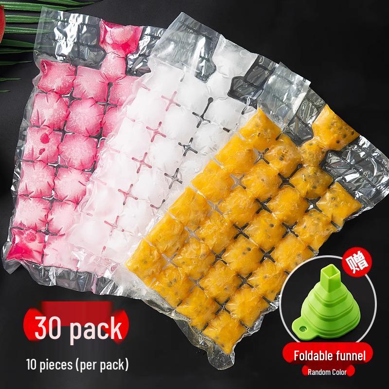 Самозаклеивающиеся одноразовые пакеты для льда и съедобные формы для желе из маракуйи