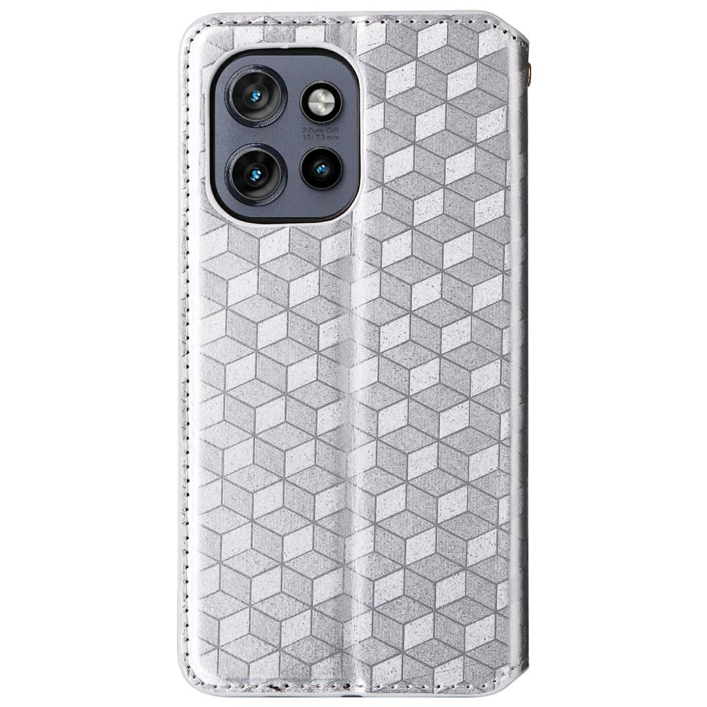 Кошелек-чехол для Motorola Edge 60 Neo 5G/Thinkphone 25 5G/Edge 50 Neo 5G/Moto S50 5G, кожаный чехол для телефона с тиснением в виде ромба