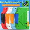 Fine Fibers Fiber End Face Cleaning Box Replaceable Core Fiber Wiping Tool  Telecommunications