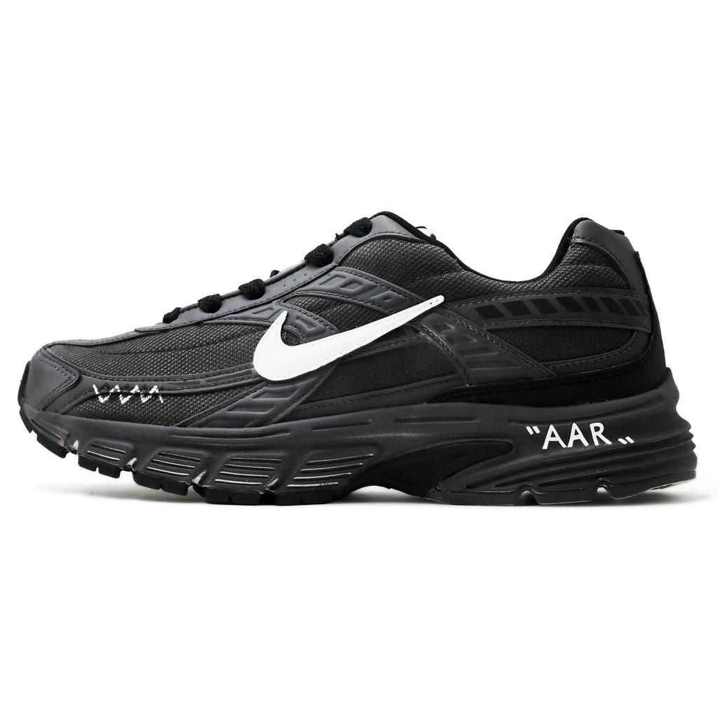 Nike Кроссовки Initiator Mesh, Низкие, Из кожи, Устойчивые к истиранию, Повседневные, Для города, Для бега, Мужские, Черные 394055-100(Команда138-)