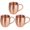 100% Copper Moscow Mule Mug Durable Coppery Beer Mugs 12OZ Coffee Mug Milk Cup Pure Copper Bar Cup Drinkware