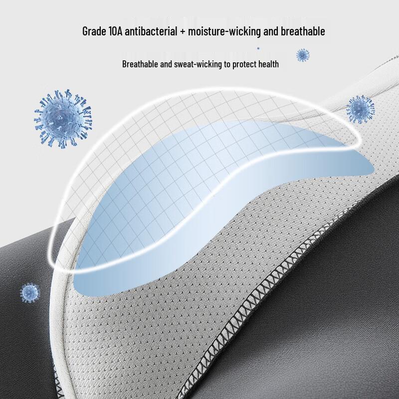 Мужские боксеры-брифы из альгиновой кислоты 10A, антибактериального хлопка, мультиупаковка