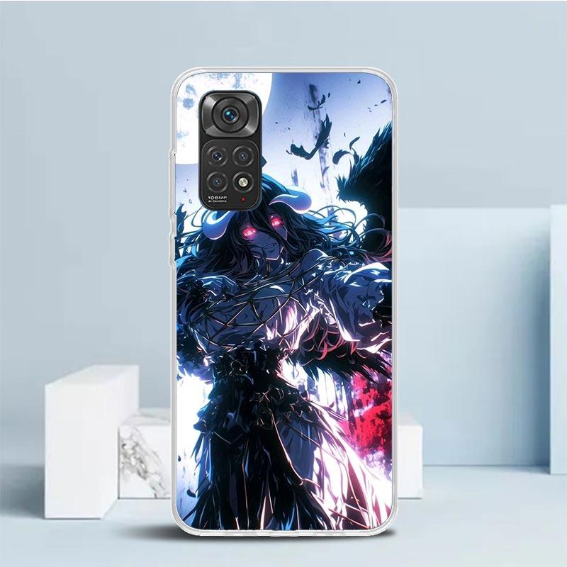 Чехол Albedo Overlord Аниме Мягкий чехол для телефона Xiaomi Redmi Note 15 14 13 12 Pro Plus 14S 11S 11T 11E 10S 10 4G Чехол с рисунком R
