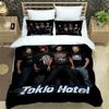 Группа Tokio Hotel Уютное одеяло Пододеяльник Наволочка Комплект постельного белья Декор детской комнаты Домашний текстиль