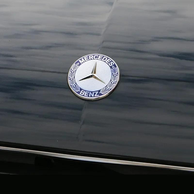 Горячие Автомобильный Металлический Плоский Значок На Капот Передний Значок Логотип Наклейка Для Mercedes Benz W212 W213 W205 W177 W247 W176 CLS CLA CLK CLG GLS
