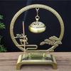 Fu Lu Shou Hanging Incense Burner Metal Deer with Tree Alloy Home Decor Ornaments Coil Incense Cone Censer