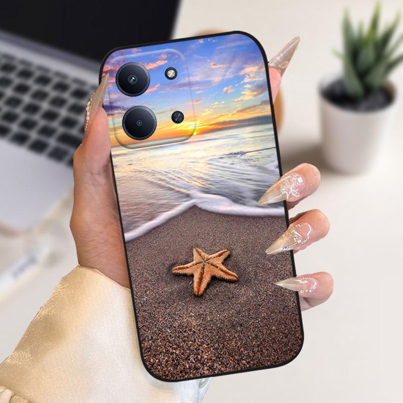 Для Xiaomi Poco C85 4G Чехол Стильный Ударопрочный Мягкий Силикон ТПУ Чехлы Для Телефона Для Poco C 85 POCOC85 171мм Чехол Fundas Coque