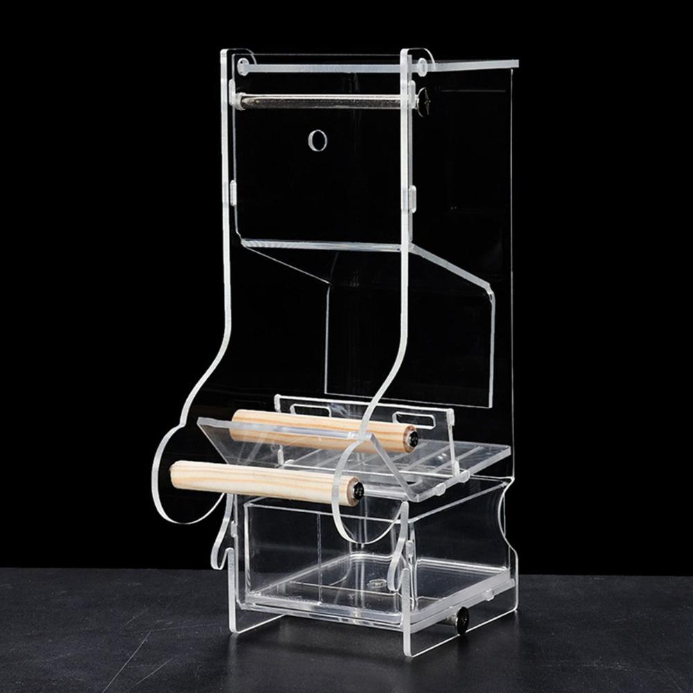 Акриловая автоматическая кормушка для попугаев Finch Parakeet, кормушки для птиц, аксессуары для клеток, дозатор