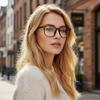 New Square And Round, Simple And Versatile Eyeglass Frames, Anti-blue Light Glasses9050