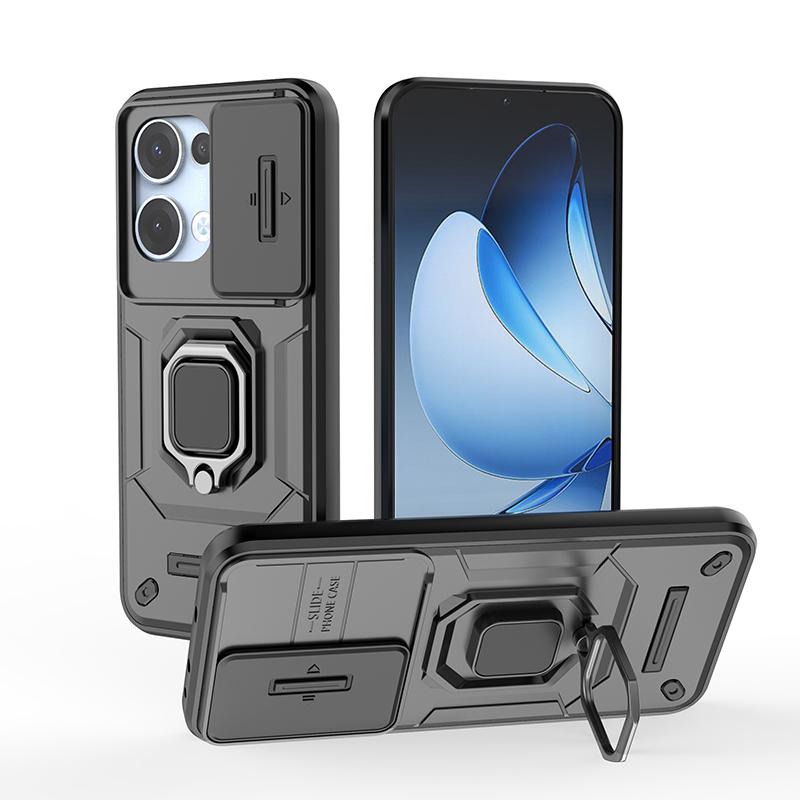 Armor Shockproof Case For OPPO Reno 13 Pro 5G Reno13 Protective Cover Ring Magnetic Stand Holder Coque Fundas Capa