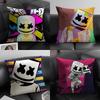 M-Marshmello Музыкальный Продюсер Наволочка Натуральный Лен Органическая Ткань Двусторонний Принт Диван Домашний Декор Подарок Наволочка