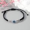 Fashion Retro Tortoise Braided Flower Woven Hand Rope Lucky Bracelet For Women Demon Eye Bracelet