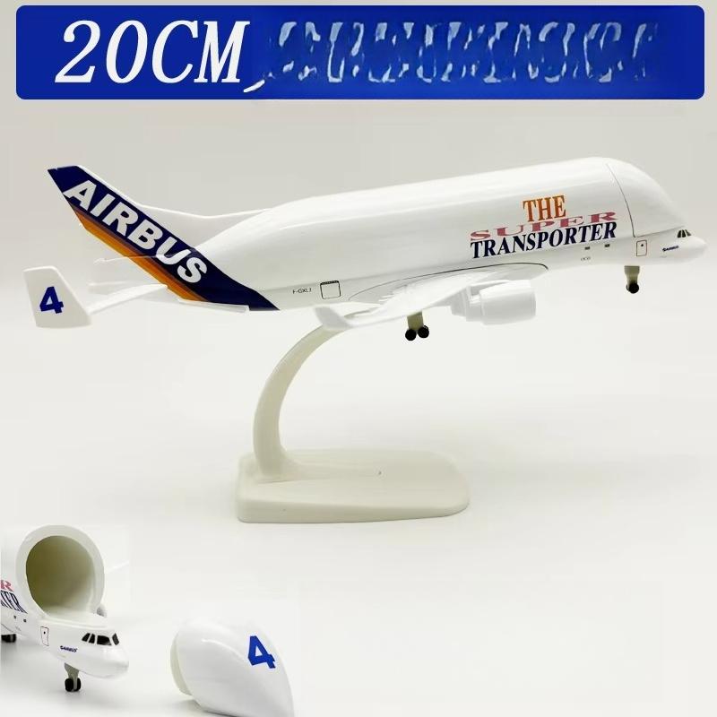 Новый 20 см A330 Белуга Нет. 4 Супер Транспортных Самолета Модель из Сплава Набор Моделей Самолетов с Шасси Съемной Кабиной для Авиационного Подарка