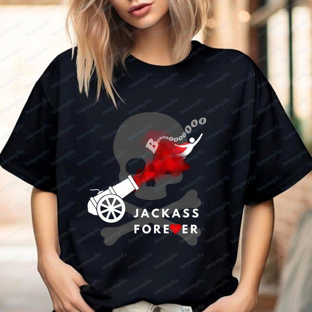 Jackass Forever - Ретро Копировальный Продукт Рубашка с Длинным Рукавом и Футболка для Мужчин и Женщин wi