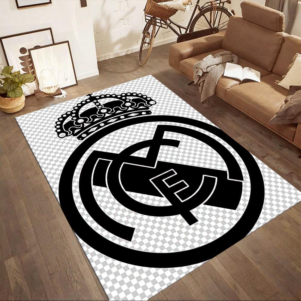 Real Madrid Floor Rug Office Rug Design For Study Room Dormitory Hallway Playrooms Antislip Carpet Office Home Decor Spiritual Gift
