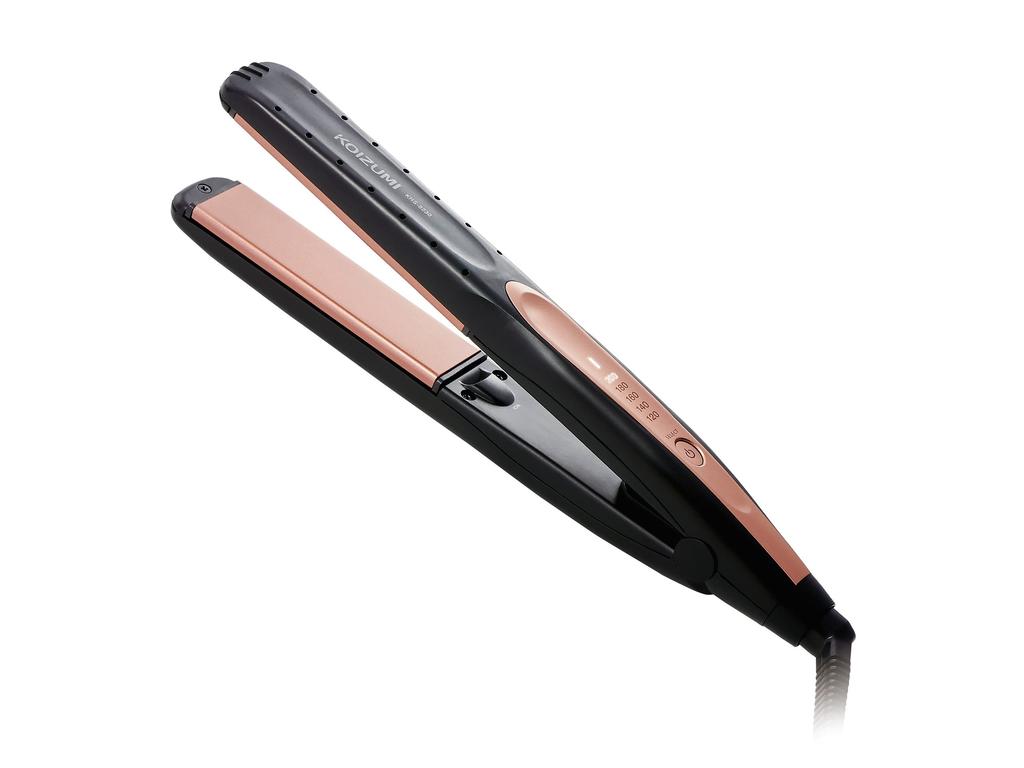 Koizumi Straight Hair 5 Temperature Fast Negative Ion International Voltage Black Iron, Settings, Heating, Technology, Compatible, KHS-8230/K