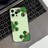 Мультяшный чехол для телефона F-Frog12 S-Strawberry Для iPhone17,16,15,14,13,12,11 Plus,Pro Max Мягкий черный чехол